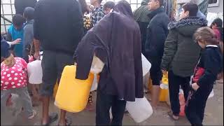 8 February 2025 - Fresh water for displaced Palestinians in Deir al-Balah, Central Gaza