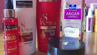 KERATIN \u0026SMOOTHENING HAIR CARE IN HOME ✨️ || KERATIN চুল বাড়িতেই করুন✨️