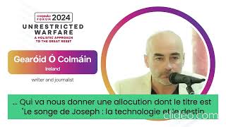 Gearóid Ó Colmáin - Le songe de Joseph, la technologie et le destin de l homme