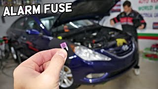 HYUNDAI SONATA ALARM FUSE LOCATION REPLACEMENT