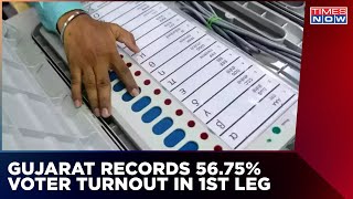 First Phase Of Gujarat Elections | Total Turnout Reaches 56.75% Till 5 PM On Wednesday | Times Now