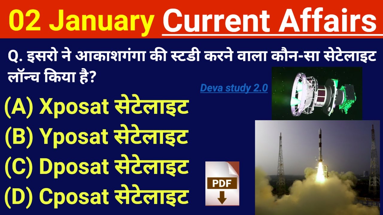 02 January 2024 Current Affairs Class | Daily Current Affairs Class ...