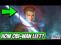 How Did Obi-Wan Leave the Jedi Order? #shorts