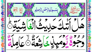 088.Surah Al Ghashiyah Full |Surah Ghashiya PaniPatti Tilawat by Hafiz Muzzammil | Quran