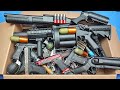 Airsoft grenade launcher ! Pump Shotgun Military Weapon & Equipment / Box of Toys !