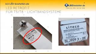 Convert T5 and T8 trunking systems to LEDs in seconds without rewiring