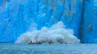 Glacier Calving: Effect of GLOBAL WARMING and CLIMATE CHANGE | Glacier National Park | Antarctica