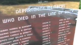 Fallen firefighter memorial to be dedicated