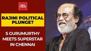 RSS Ideologue Gurumurthy Meets Rajinikanth, Triggers Speculation On Superstar's Political Plunge