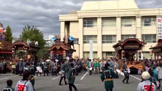 八街市　八街神社大祭　大東入場　2014.11.3.