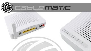 Router WIFI para fibra óptica FTTH EPON compatible GE FE VOIP distribuido por CABLEMATIC ®