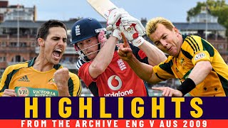 Johnson Stars with Bat & Ball as Australia Fight Back! | Classic ODI | Eng v Aus 2009