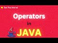 Java Operators explained | Get The Marvel