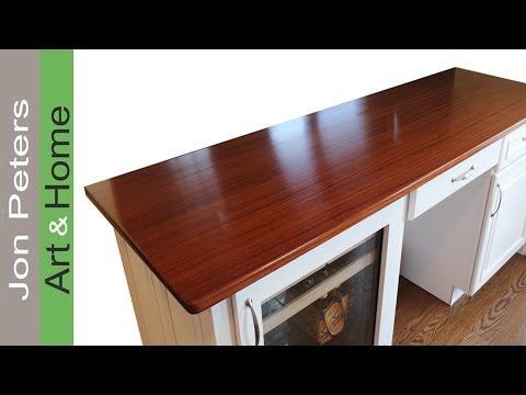How to make a wooden countertop by Jon Peters How to make a wooden countertop by Jon Peters