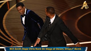 Will Smith Slaps Chris Rock On Stage at Oscars, Drops F-Bomb