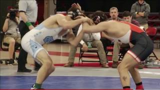 2017 ACC Wrestling Championships 149lbs: Solomon Chishko (VT) vs Troy Heilmann (UNC)