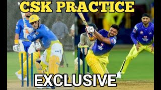 | CSK Practice | Dhoni Practice Raina Practice | IPL 2020 | IPL in Dubai |