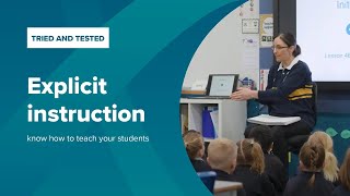 Explicit Instruction | Loxton Primary School | Australian Education Research Organisation