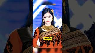 black pink members indian saree dress look 😍😲 #blackpink #kpop #shorts