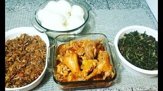 Sunday Dinner | Zambian Food | Nshima | Kapenta | Village Chicken |Chibwabwa