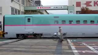 川重兵庫工場車両移動（新幹線他）2017.11.22