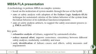 Model Based Safety Analysis with Failure Logic Analysis