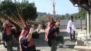 川前愛宕神社の三匹獅子舞　　８　2014.10.26