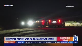 Officials investigating helicopter crash in San Bernardino County 
