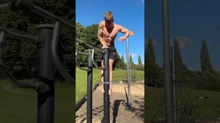 Do you think this is real 😱/ one hand muscle up #muscleup #calisthenics #workout #pullups #shorts