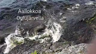 Aallokkoa Oulujärvellä