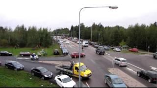 Lufthansa Airbus A380 landing to Helsinki-Vantaa