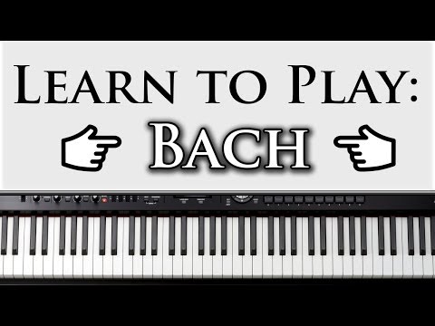 Learn to Play Bach's Prelude in C Major: Beginner Piano Lesson Video Learn to Play Bach's Prelude in C Major: Beginner Piano Lesson Video