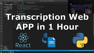 Coding a Transcription Web App in ONLY 1 Hour | ASMR Programming ( No Talking )