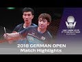 2018 German Open Highlights I Ma Long/Xu Xin vs Lee Sangsu/Jeoung Youngsik (Final)