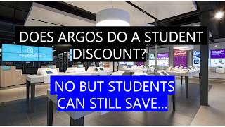 Argos Student Discount