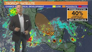 The unsettled weather pattern continues