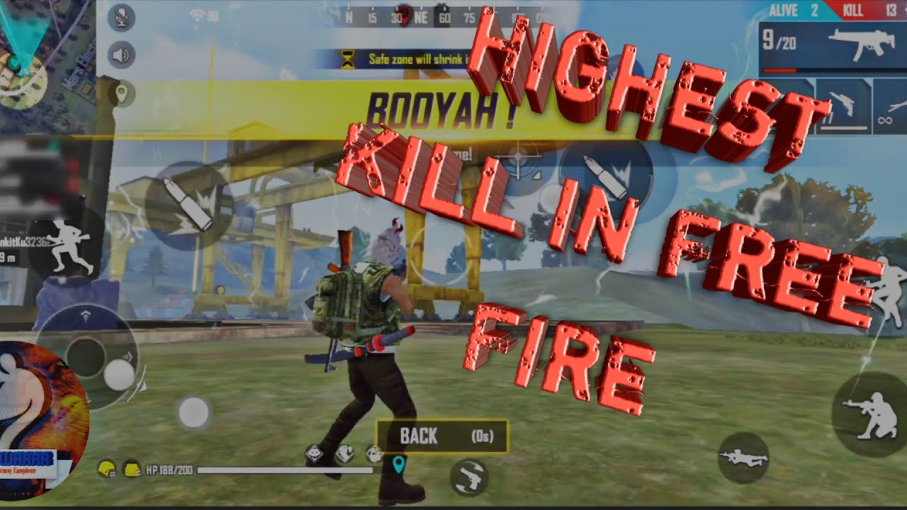 How To Highest Kill In Free Fire 2020 Youtube