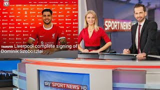 Liverpool completed the signing of Dominik Szoboszlai✍🏻