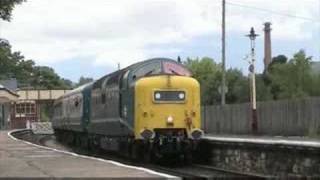 DELTIC 55022 DEPARTS RAMSBOTTOM