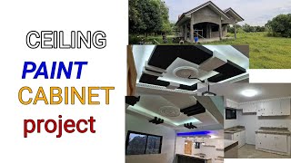 CEILING, PAINT, & CABINET PROJECT.. BRGY. SINIGPIT PANIQUI TARLAC