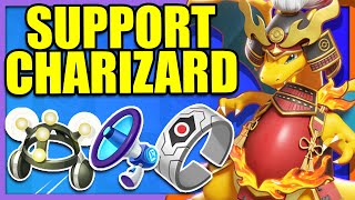 SUPPORT CHARIZARD was played in a GRAND FINAL I had to try myself... | Pokemon Unite