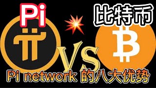 Pi VS 比特币 💥Pi network 的八大优势🔥