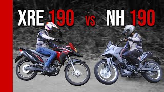 HONDA XRE 190 x DAFRA NH 190 | On-Off Road | no Moto Premium TV