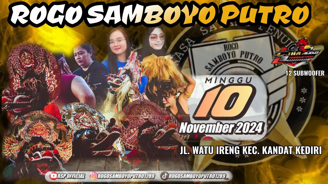 Jaranan Rogo Samboyo Putro Live Kandat Kediri L Jha Audio Youtube