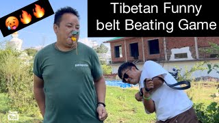 Tibetan funny||belt beating game||#tibetanvlogger #gorshey #tibetanyoutuber #funny #funnyvideo #