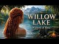 Celtic Fantasy Music for relaxation | Willow Lake | Campfire Ambience | 4K