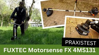 Praxistest: FUXTEC 4 Takt Motorsense FX 4MS131 (Lieferumfang, Montage, Garteneinsatz)