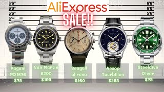Ali Express sale is here! 7 new watches + the Usual suspects !