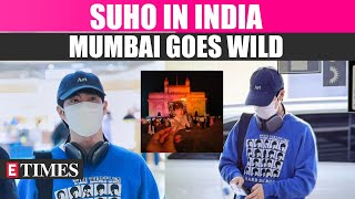 EXO's Suho And Hyolyn's First Performance In India; K-Pop Fans Flood Mumbai Airport | WATCH