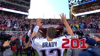 Relive Tom Brady's Record 201 Wins in 201 Seconds! | Tom Brady NFL Wins Record | 🐐 #TB12 🐐 | NFL